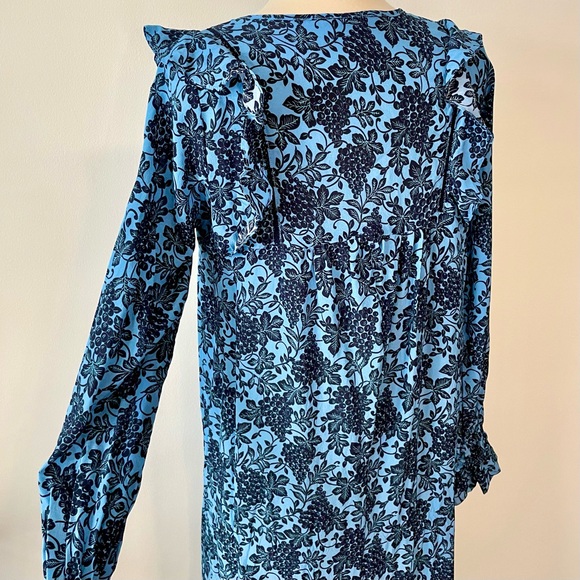 Line Markvardsen Evelyn Midi Dress Blue - Picture 8 of 13
